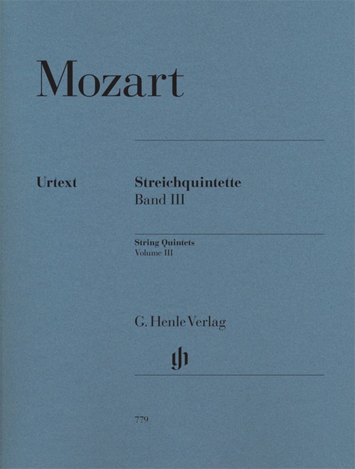 String Quintets Volume III, set of parts = Streichquintette Band III, Stimmensatz