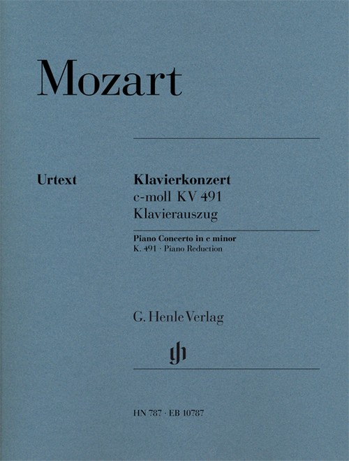 Piano Concerto in c minor K. 491 K.491, vocal/piano score = Klavierkonzert c-moll KV 491 KV 491, Klavierauszug. 9790201807874