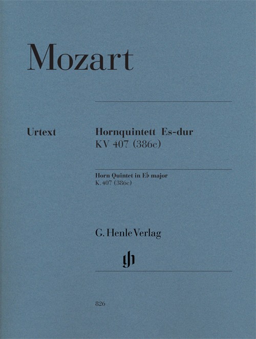 Horn Quintet Eb major KV 407 = Horn Quintett Es-Dur KV 407