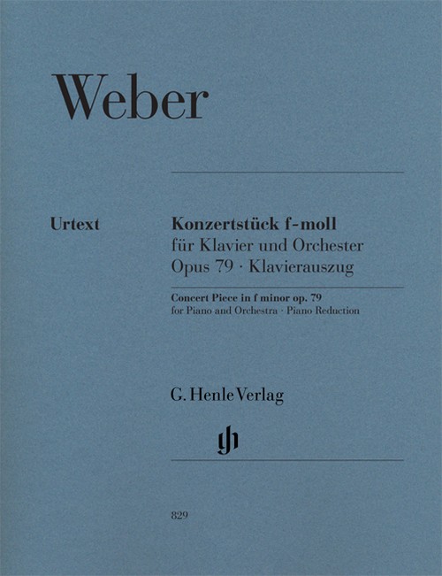 Concert Piece op. 79, for Piano and Orchestra, piano reduction for 2 pianos = Konzertstück op. 79, für Klavier und Orchester, Klavierauszug für 2 Klaviere
