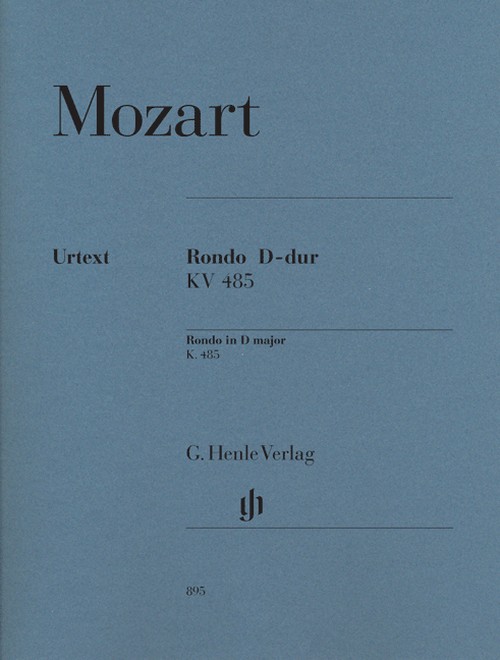 Rondo in D major K. 485 = Rondo in D major KV 485