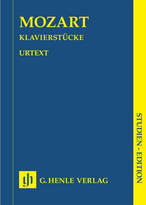 Piano Pieces, study score = Klavierstücke, Studienpartitur