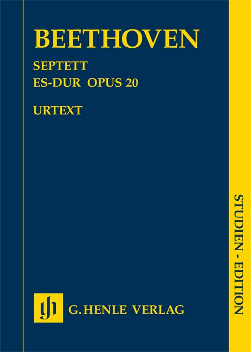 Septet in E flat major op. 20, miniature score = Septett in Es-Dur op. 20, Taschenpartitur