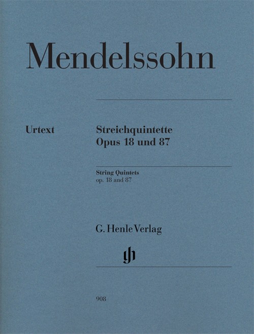 String Quintets, op. 18 and 87, set of parts = Streichquintette, op. 18 und 87, Stimmensatz. 9790201809083