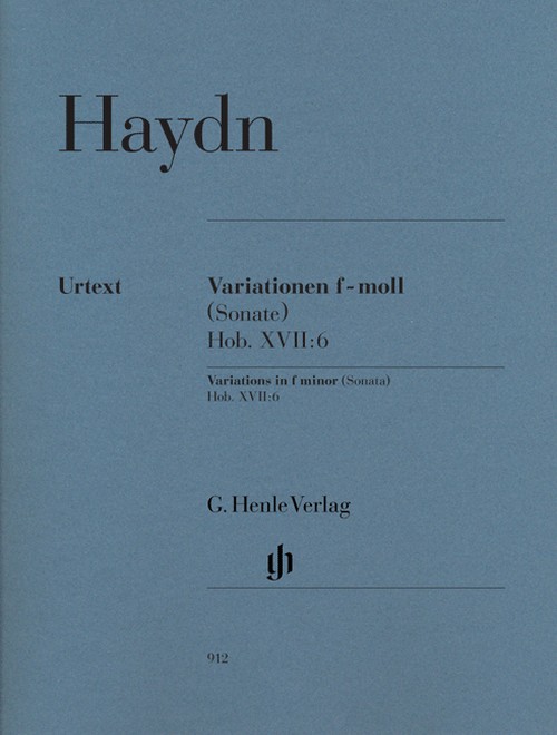 Variations in Fm (Sonata) Hob. XVII:6 HOB.XII:6 = Variationen f-Moll (Sonate) HOB.XII:6