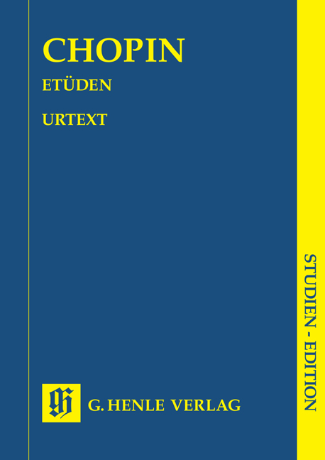 Etudes, study score = Etüden, Studienpartitur