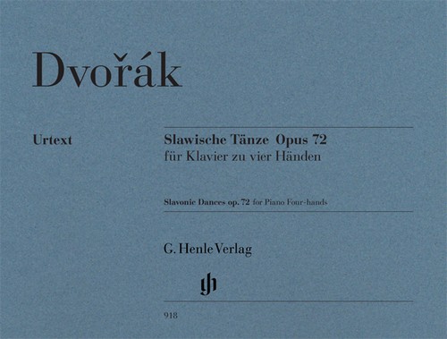 Slavonic Dances op. 72, for Piano Four-hands = Slawische Tänze op. 72, für Klavier zu vier Händen