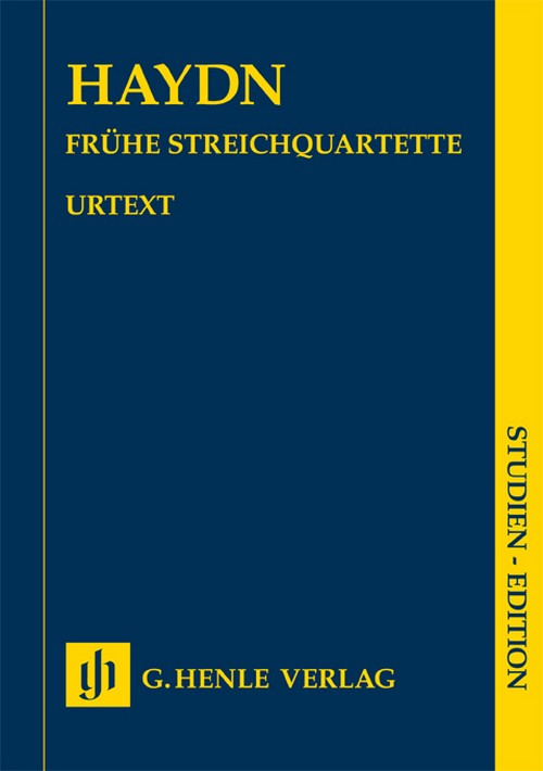 String Quartets Band 1, Early String Quartets, study score = Streichquartette Band 1, Früher Streichquartette, Studienpartitur