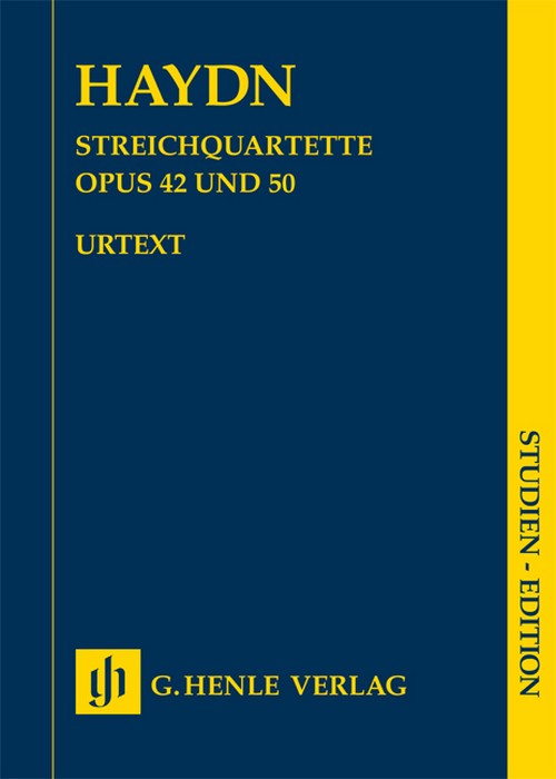 String Quartets op. 42 & 50 Band 6, (Prussian), miniature score = String Quartets Book VI (Prussian) op. 42 & 50 Band 6, (Preussische), Taschenpartitur
