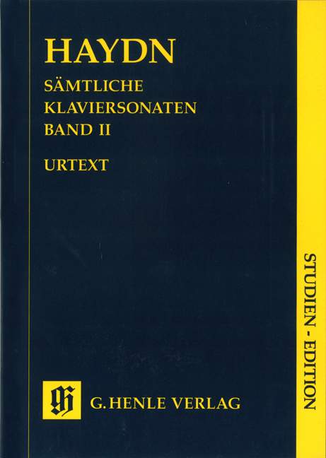 Complete Piano Sonatas Band II, study score = Sämtliche Klaviersonaten Band II, Studienpartitur