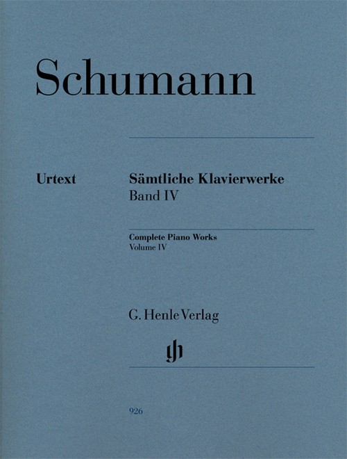 Complete Piano Works Volume IV = Sämtliche Klavierwerke Band IV