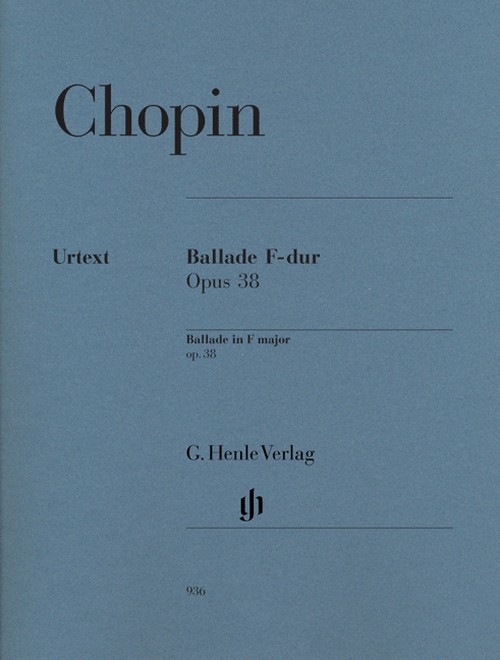 Ballade F major op. 38 = Ballade F-Dur op. 38