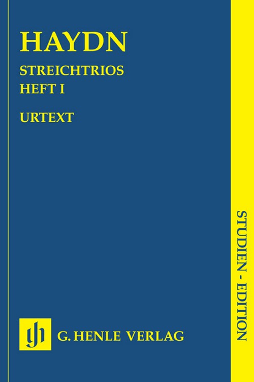 String trios Vol. 1, study score = Streichtrios Vol. 1, Studienpartitur