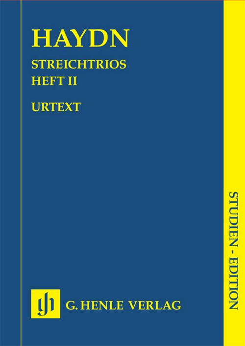 String Trios Vol.2, study score = Streichtrios Vol.2, Studienpartitur