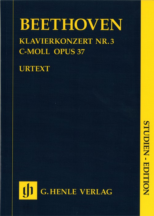 Concerto for Piano and Orchestra No. 3 c minor op. 37, study score = Konzert für Klavier und Orchester Nr. 3 c-Moll op. 37, Studienpartitur. 9790201894355