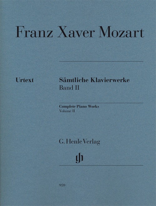 Complete Piano Works Volume II = Sämtliche Klavierwerke Band II