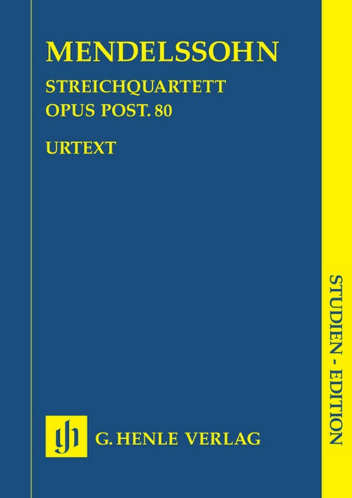 String Quartet f minor op. post. 80, study score = Streichquartett f-Moll op. post. 80, Studienpartitur. 9790201896786