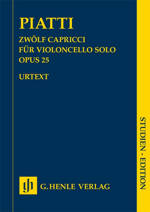 12 Capricci op. 25, study score. 9790201897462