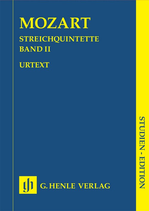 String Quintets Vol. 2, study score = Streichquintette Vol. 2, Studienpartitur