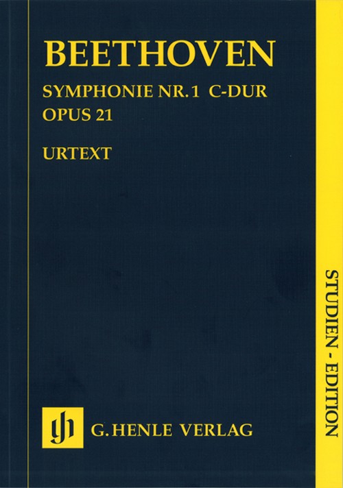 Symphony No. 1 C major op.21, study score = Symphonie Nr. 1 C-Dur op.21, Studienpartitur