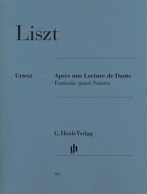 Après une Lecture de Dante. Fantasia quasi Sonata. 9790201809816