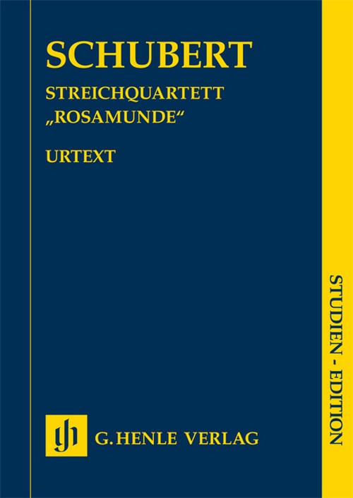 String Quartet op. 29 D 804, Rosamunde = Streichquartett op. 29 D 804, Rosamunde