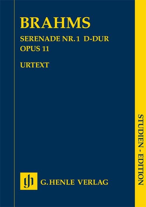 Serenade no. 1 op. 11, study score = Serenade Nr. 1 op. 11, Studienpartitur. 9790201898575