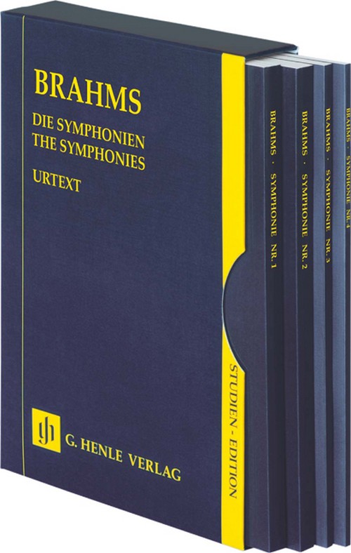 The Symphonies - 4 Volumes in a Slipcase, study score = Die Symphonien Nr. 1-4 im Schuber, Studienpartitur. 9790201898902