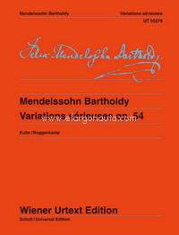 Variations sérieuses op. 54. 9783850557078