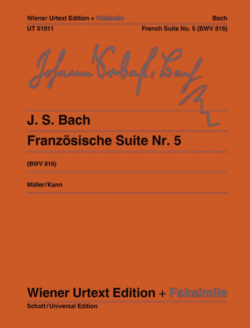 French Suite No. 5 BWV 816 = Französische Suite Nr. 5 G-Dur BWV 816. 9783850556507