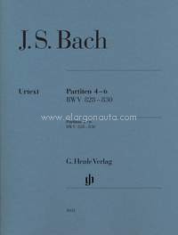 Partitas 4-6 BWV 828-830, no fingerings. 9790201810317