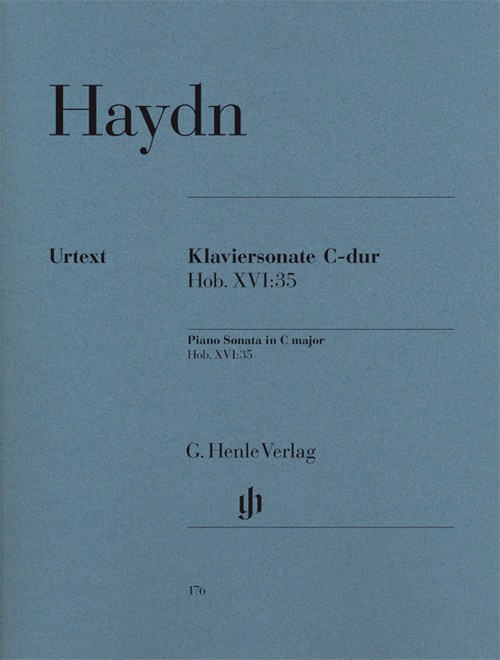 Piano Sonata C major Hob. XVI:35 = Klaviersonate C-Dur Hob. XVI:35