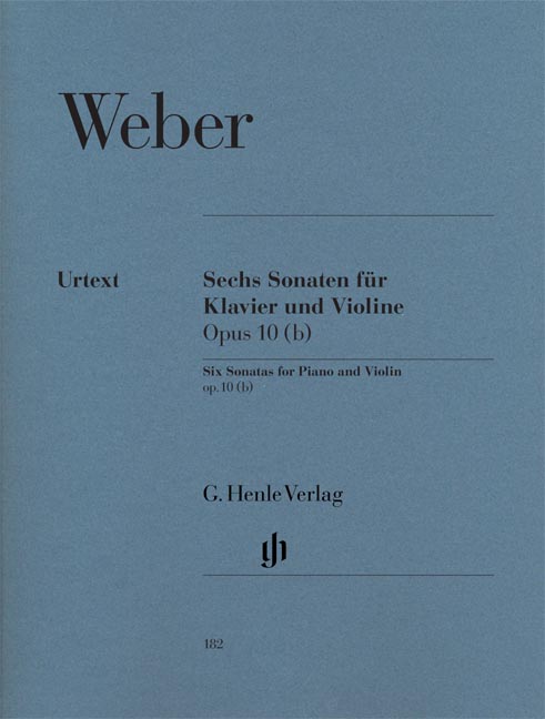 6 Sonatas for Piano and Violin op. 10 (b) = 6 Sonaten für Klavier und Violine op. 10 (b). 9790201801827