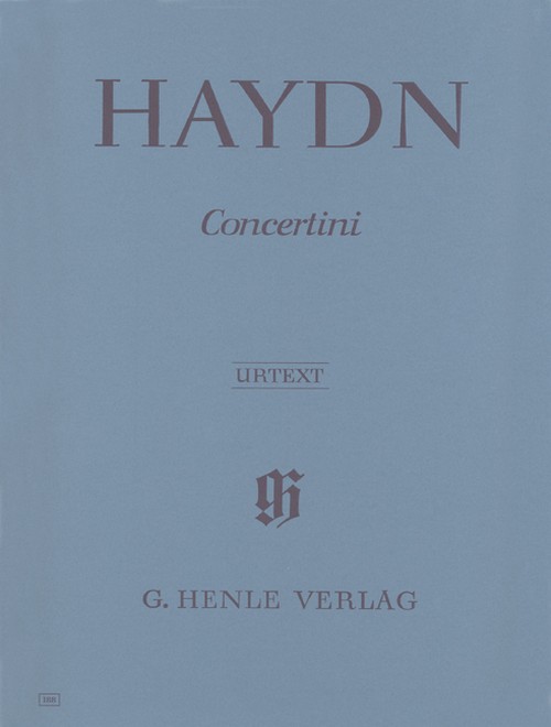 Concertini for Piano (Harpsichord) with two Violins and Violoncello, score and parts = Concertini für Klavier (Cembalo) mit zwei Violinen und Violoncello, Partitur und Stimmen