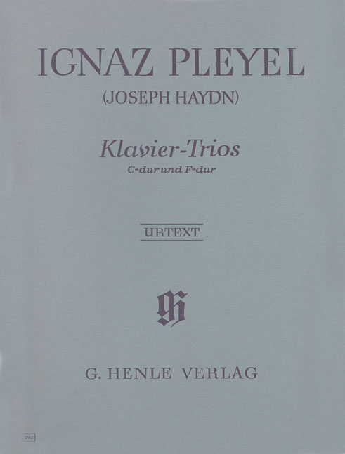 Piano Trios (previously attributed to Joseph Haydn) = Klaviertrios - bisher Joseph Haydn zugeschrieben -. 9790201802923