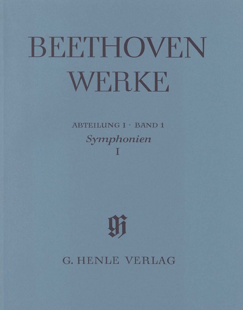 Symphonies I No. 1 and 2, score and critical commentary = Symphonien I Nr. 1 und 2, Partitur und Kritischer Bericht