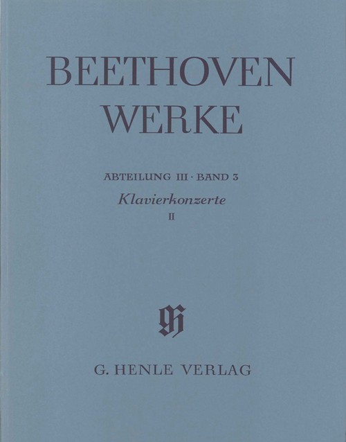 Piano Concertos II No. 4 and 5, score and critical commentary = Klavierkonzerte II Nr. 4 und 5, Partitur und Kritischer Bericht