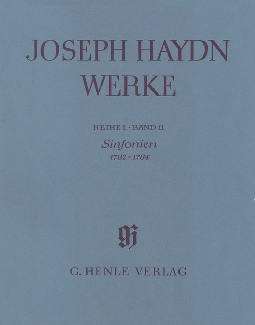 Symphonies 1782 - 1784, Serie 1/11, score and critical commentary = Sinfonien 1782 - 1784, Serie 1/11, Partitur und Kritischer Bericht