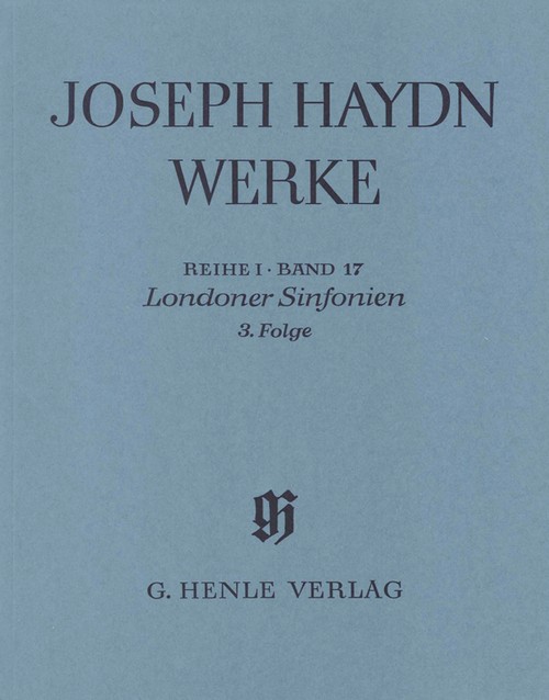 London Symphonies 3. Vol, Serie 1/17, score = Londoner Sinfonien 3. Folge, Serie 1/17, Partitur