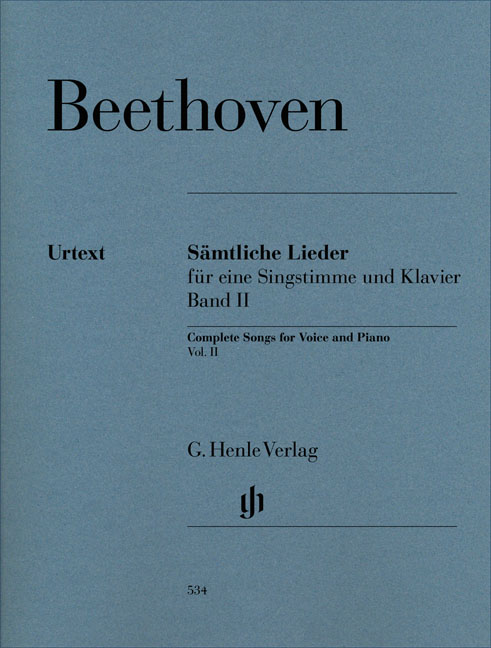 Complete Songs for Voice and Piano Band II = Sämtliche Lieder und Gesänge mit Klavier Band II. 9790201805344