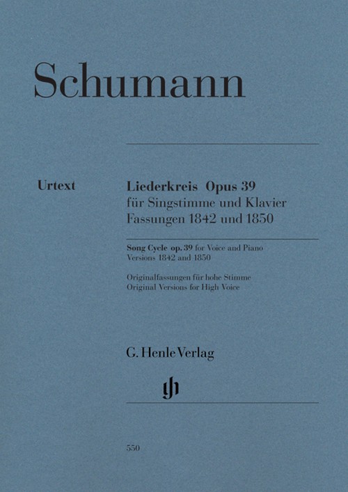 Liederkreis op. 39, 1842 & 1850 versions. 9790201805504