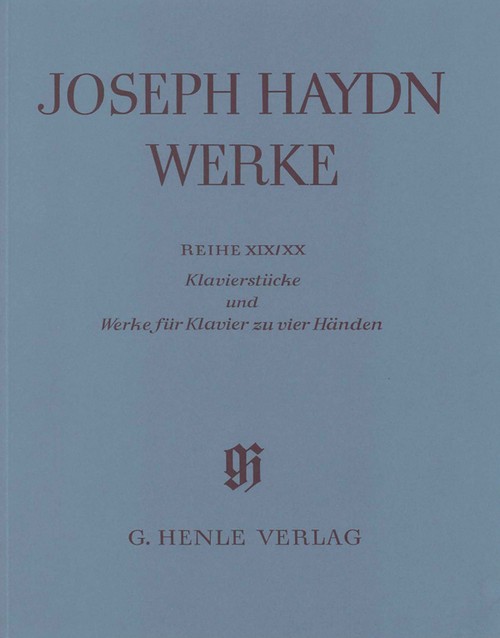 Piano pieces for piano two hands / Works for piano four hands, score and critical commentary = Klavierstücke für Klavier zu zwei Händen / Werke für Klavier zu vier Händen, Partitur und Kritischer Beri