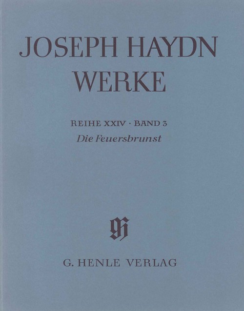 Die Feuersbrunst - Singspiel in two acts, complete edition, score and critical commentary = Die Feuersbrunst - Singspiel in zwei Aufzügen, Gesamtausgabe, Partitur und Kritischer Bericht. 9790201856254