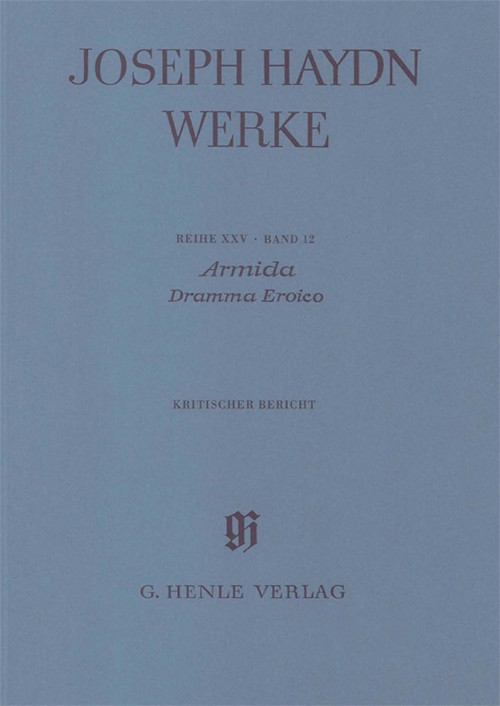 Armida - Dramma Eroico, Serie 25/12, critical commentary