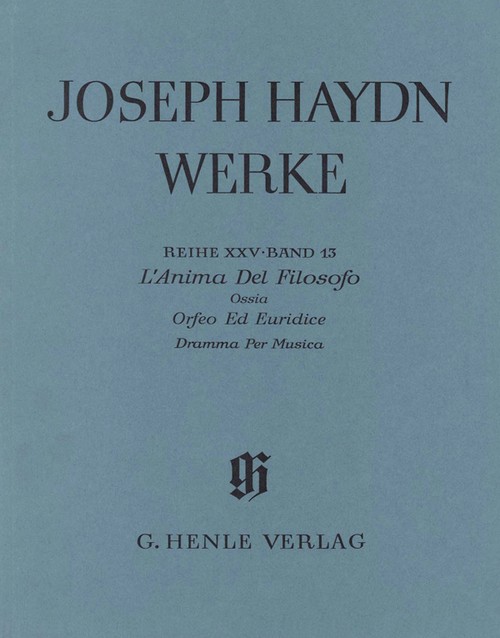 L'Anima Del Filosofo Ossia Orfeo Ed Euridice, Dramma Per Musica, score