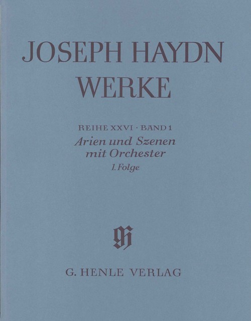 Arias and Scenes with Orchestra 1. Series, score and critical commentary = Arien und Szenen mit Orchester 1. Folge, Partitur und Kritischer Bericht