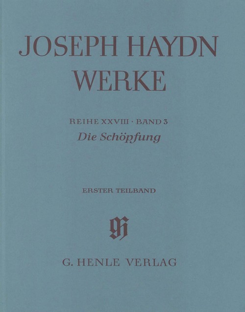 The Creation Hob. XXI:2 Vol. 3/1, score = Die Schöpfung Hob. XXI:2 Vol. 3/1, Partitur
