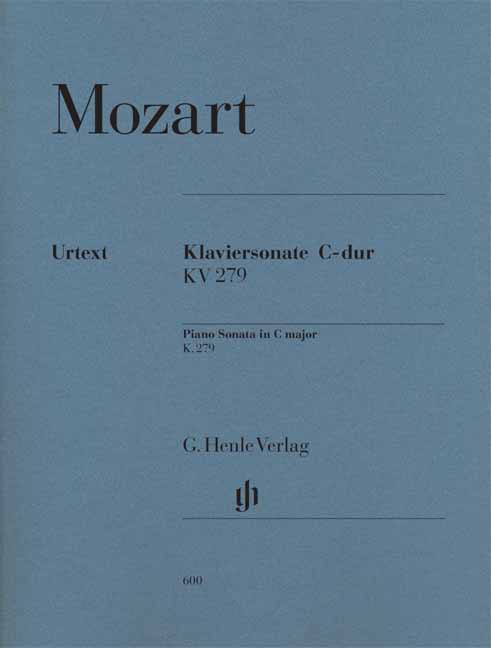 Piano Sonata C major KV 279 (189d) = Klaviersonate C-Dur KV 279 (189d). 9790201806006