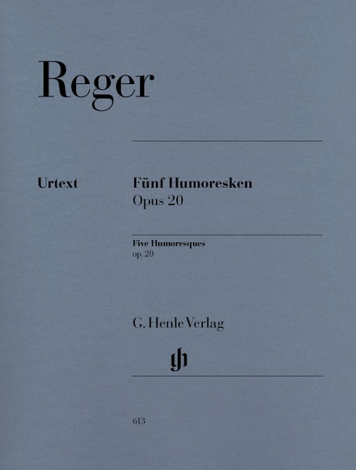 Five Humoresques for Piano op. 20 = Fünf Humoresken op. 20