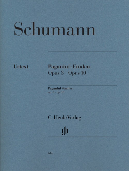 Paganini-Studies op. 3 und 10 = Paganini-Etüden op. 3 und 10